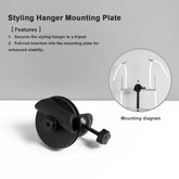 Styling Hanger Fixed Axis + Tilt Telescopic Rod
